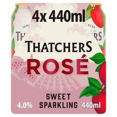 Thatchers Rose Cider 4 x 440ml