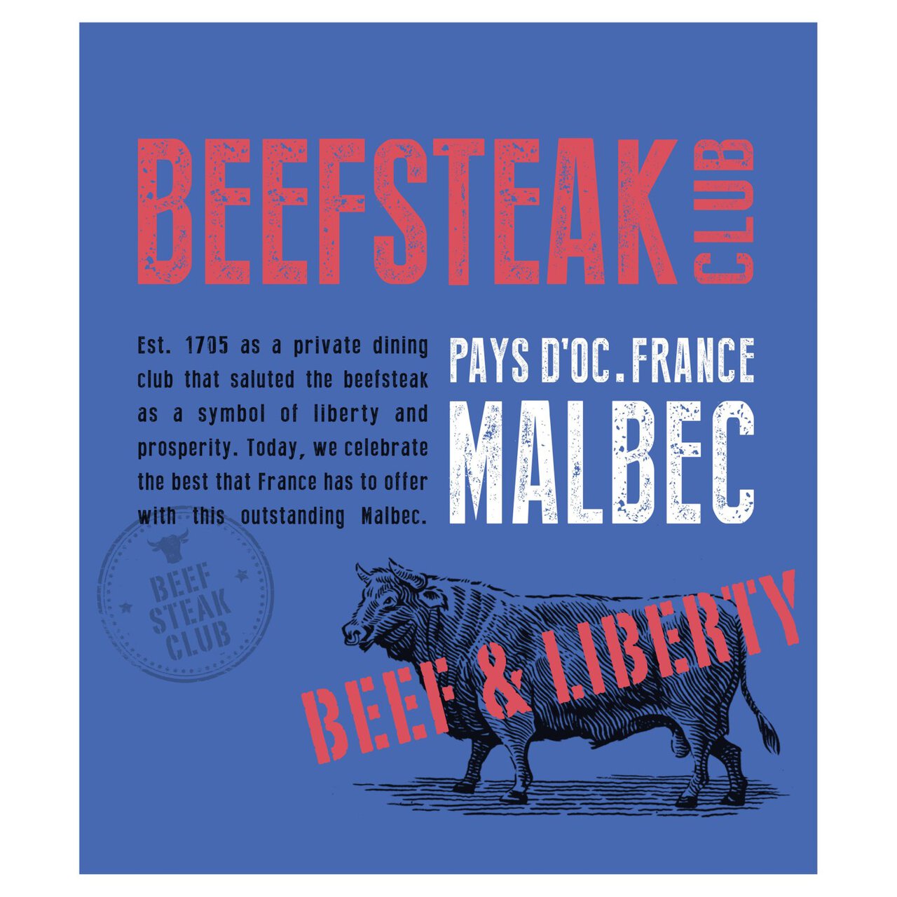 Beefsteak Club Vin de France Malbec 75cl