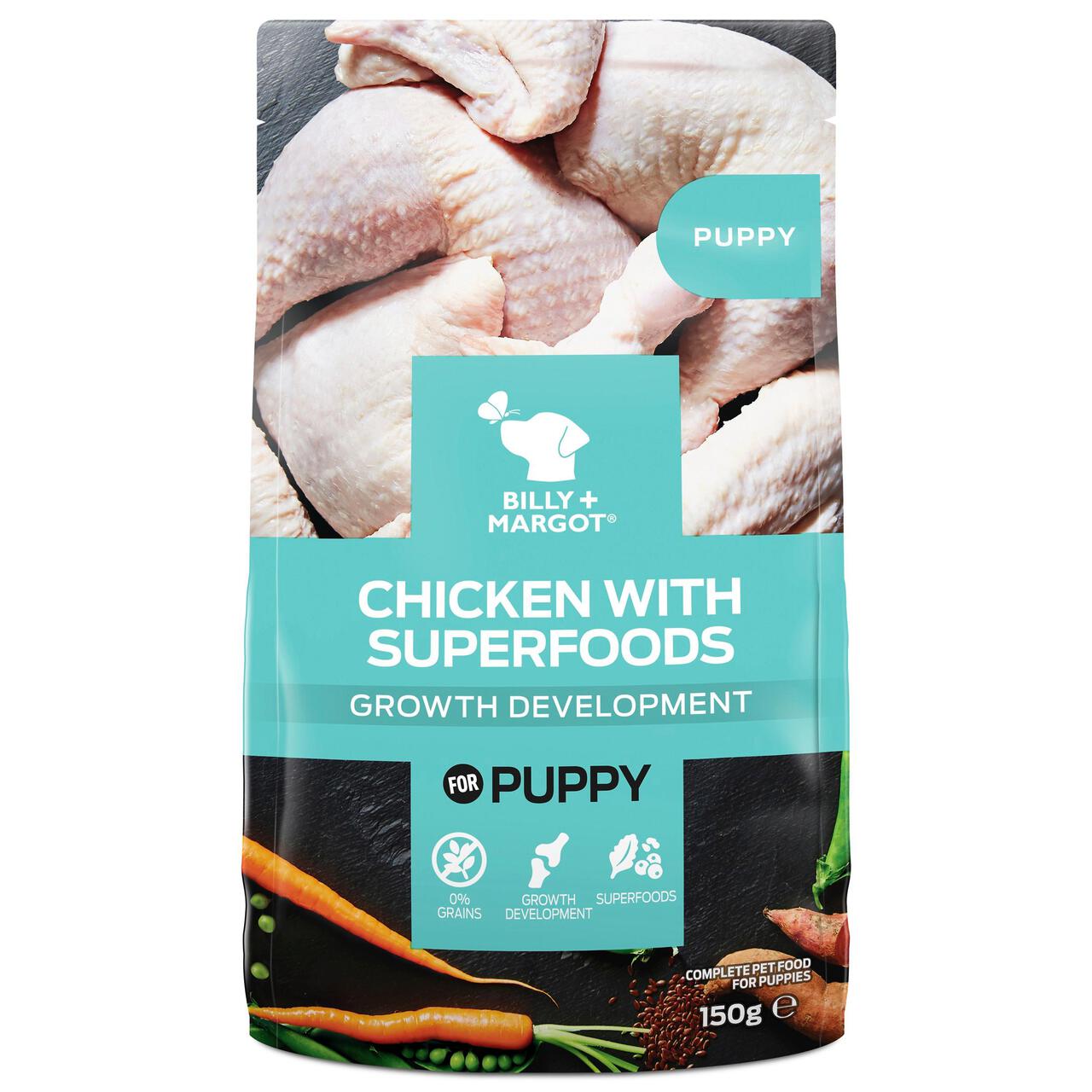 Billy + Margot Chicken with Superfoods Wet Pouch 150g