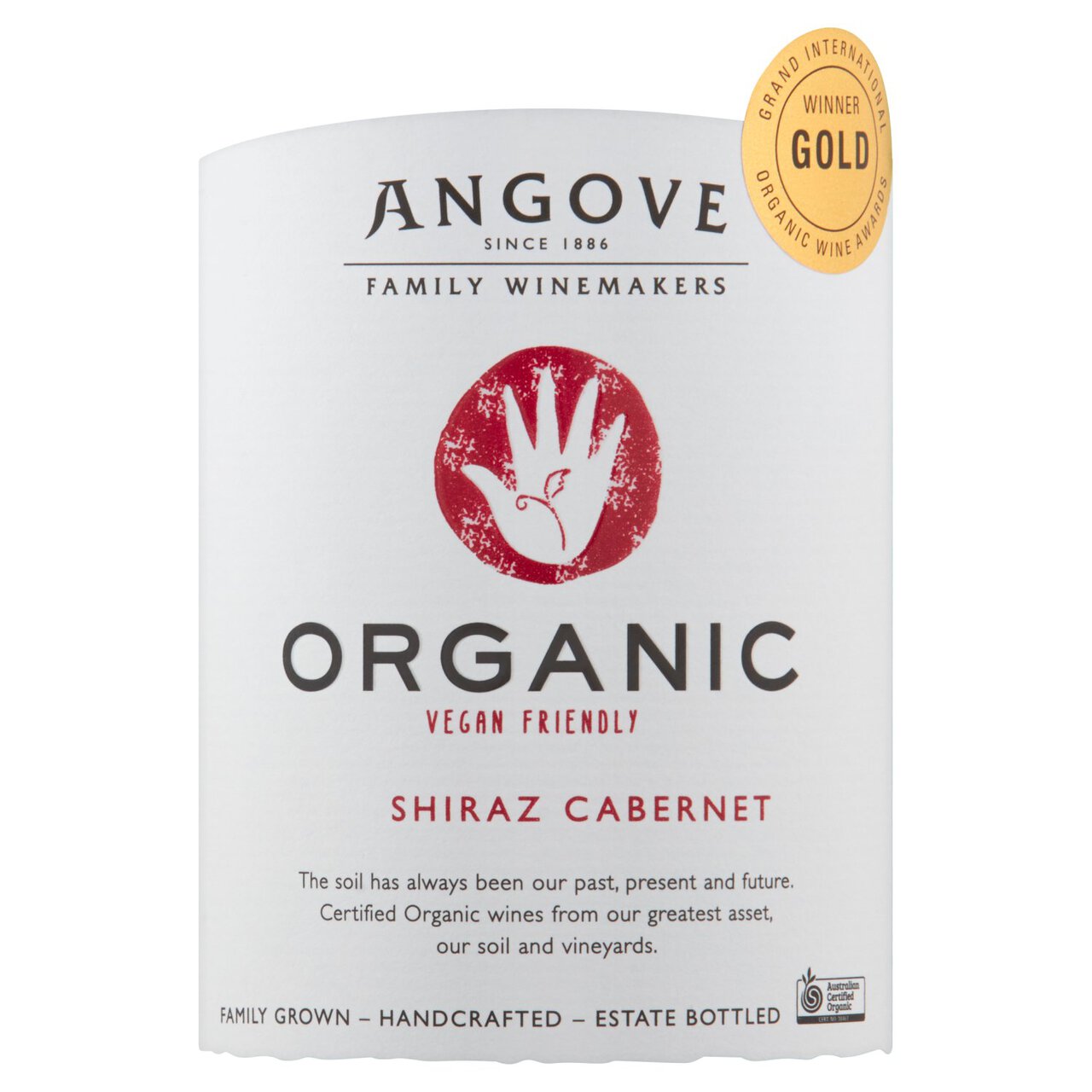 Angove Organic Shiraz Cabernet 75cl