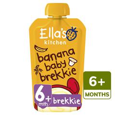 Ella's Kitchen Banana Organic Baby Brekkie Pouch, 6 mths+ 100g