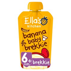 Ella's Kitchen Banana Baby Brekkie Baby Food Breakfast Pouch 6+ Months 100g