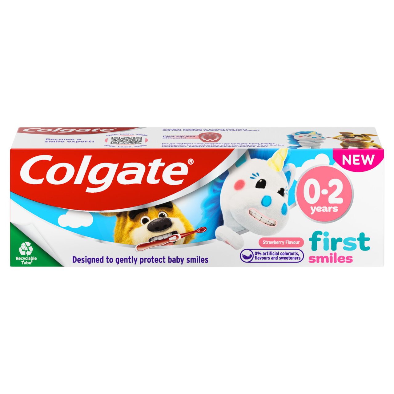 Colgate Kids Mild Fruit Baby Toothpaste, 0-2 years 50ml