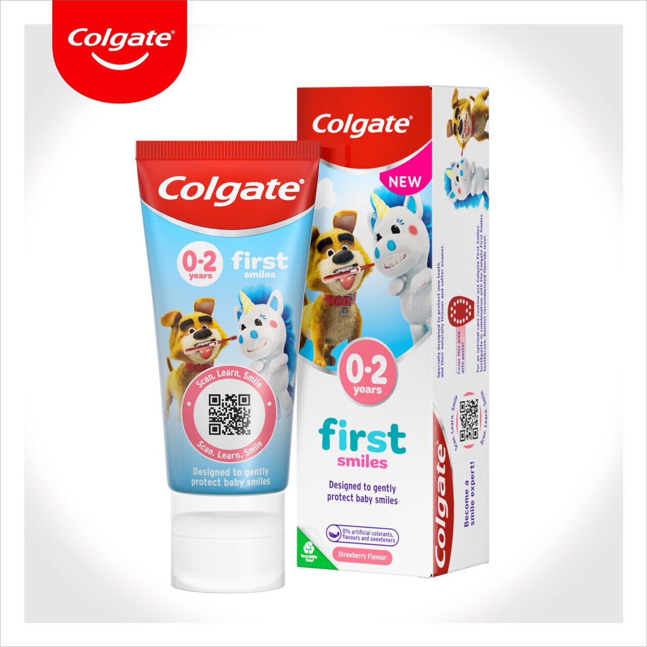 Colgate Kids Mild Fruit Baby Toothpaste, 0-2 years 50ml