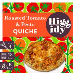 Higgidy Roasted Tomato & Pesto Quiche 400g