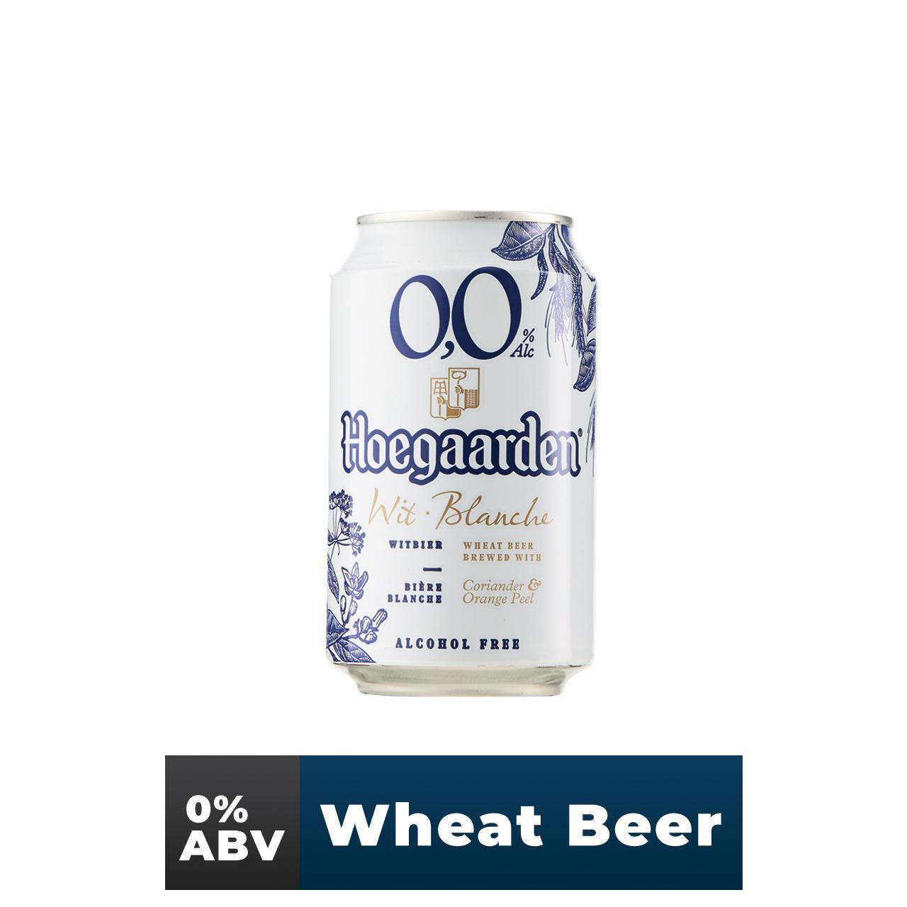 Hoegaarden 0.0 Alcohol Free Wheat Beer 4 x 330ml