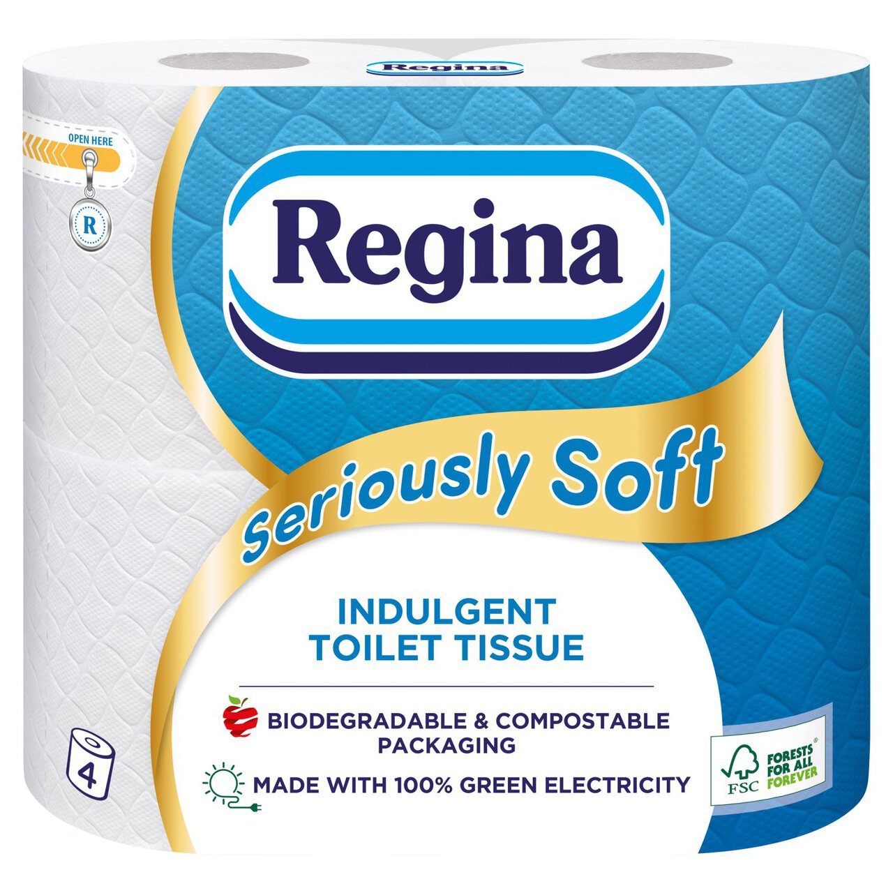 Regina Seriously Soft Toilet Tissue - 4 Rolls 4 per pack