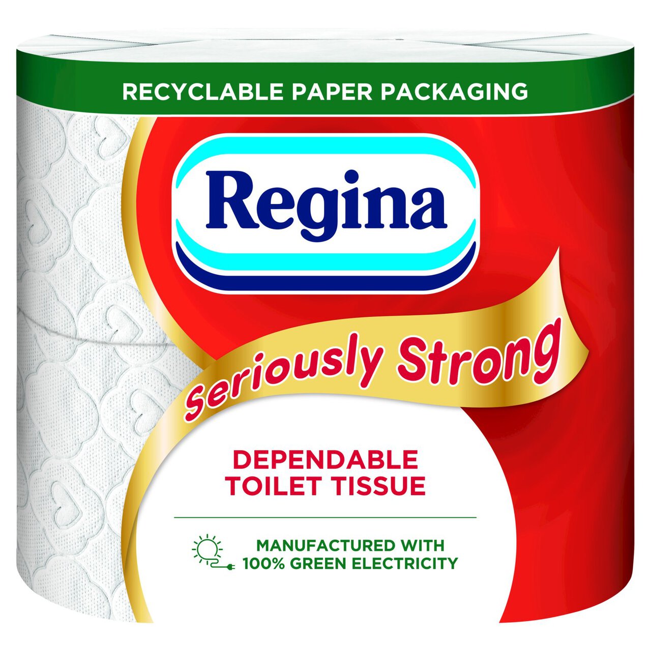 Regina Seriously Strong Toilet Tissue - 4 Rolls 4 per pack