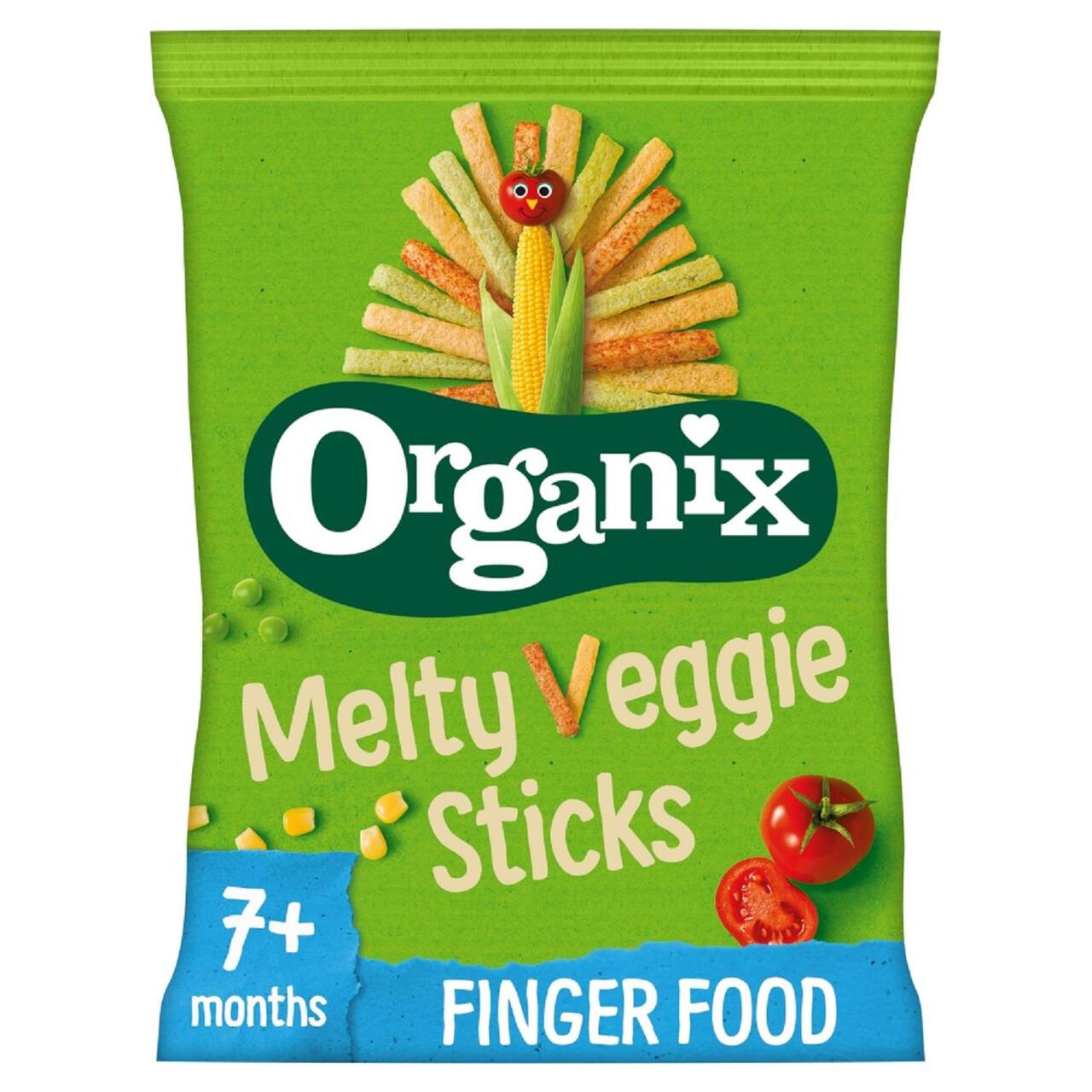 Organix Melty Veggie Organic Sticks, 7 mths+ 15g