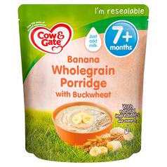 Cow & Gate Banana Wholegrain Porridge Baby Cereal 200g