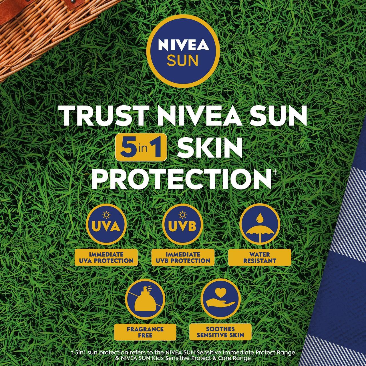 NIVEA SUN Kids Sensitive SPF50+ Sun Cream Spray 200ml