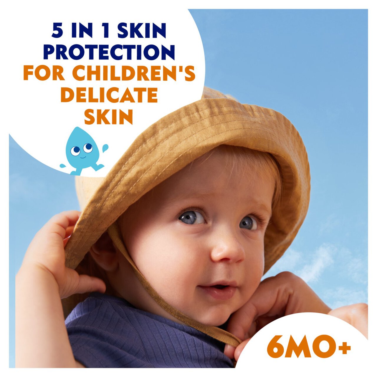 NIVEA SUN Kids Protect & Sensitive SPF50+ Sun Cream Lotion 200ml