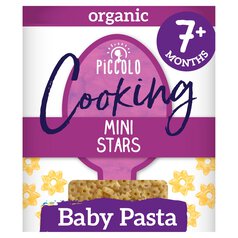 Piccolo Mini Stars Organic Baby Pasta, 7 mths+ 500g