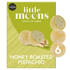 Little Moons Honey Roasted Pistachio Mochi Ice Cream 6 x 32g