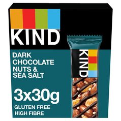KIND Dark Chocolate Nuts & Sea Salt Multipack 3 x 30g
