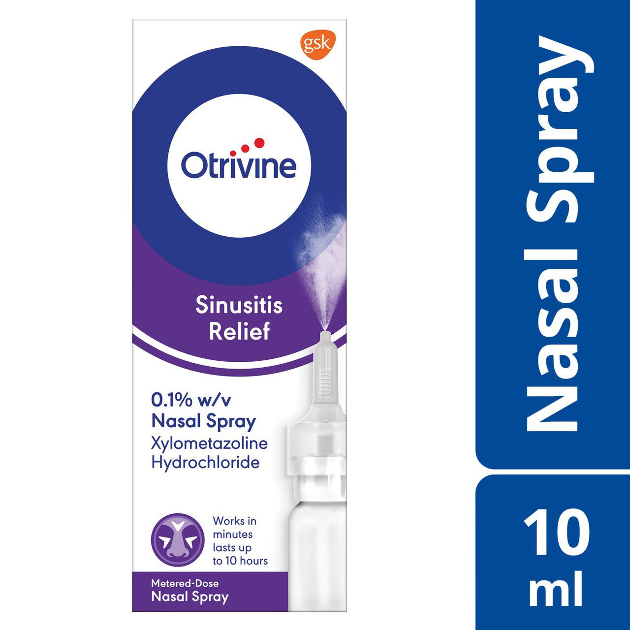 Otrivine Sinusitus Relief Spray 10ml