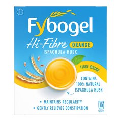 Fybogel Hi-Fibre Orange Flavour for Constipation Relief 10 per pack