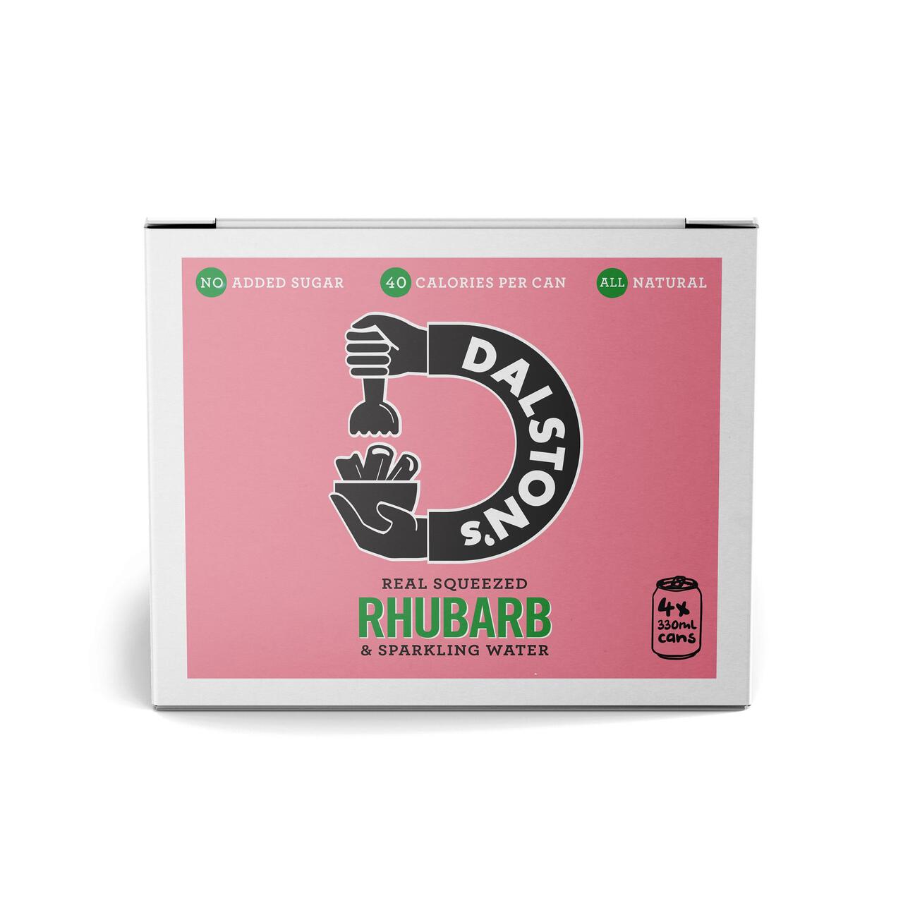 Dalston's Rhubarb - No Added Sugar Multipack 4 x 330ml