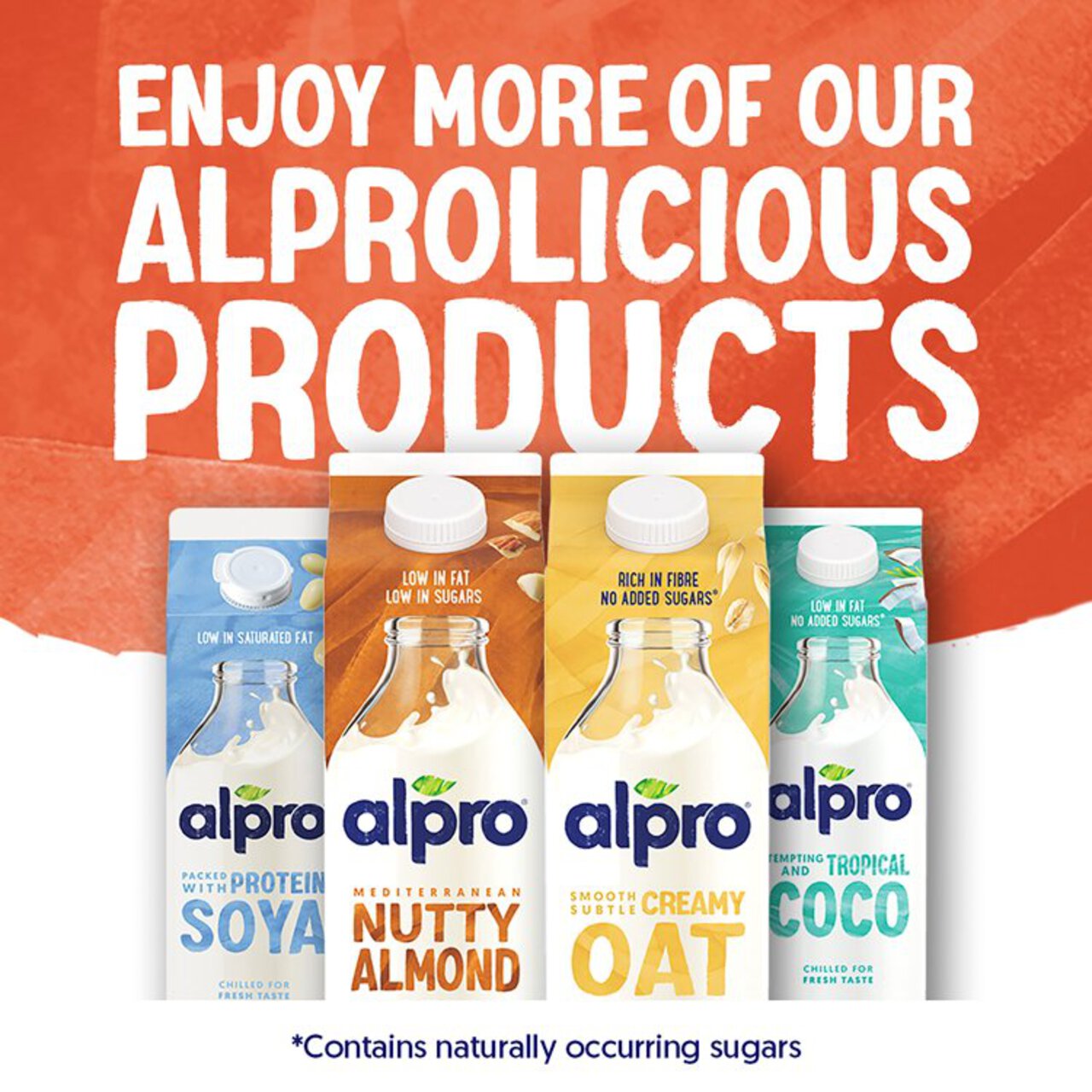 Alpro Oat No Sugars Chilled Drink 1l