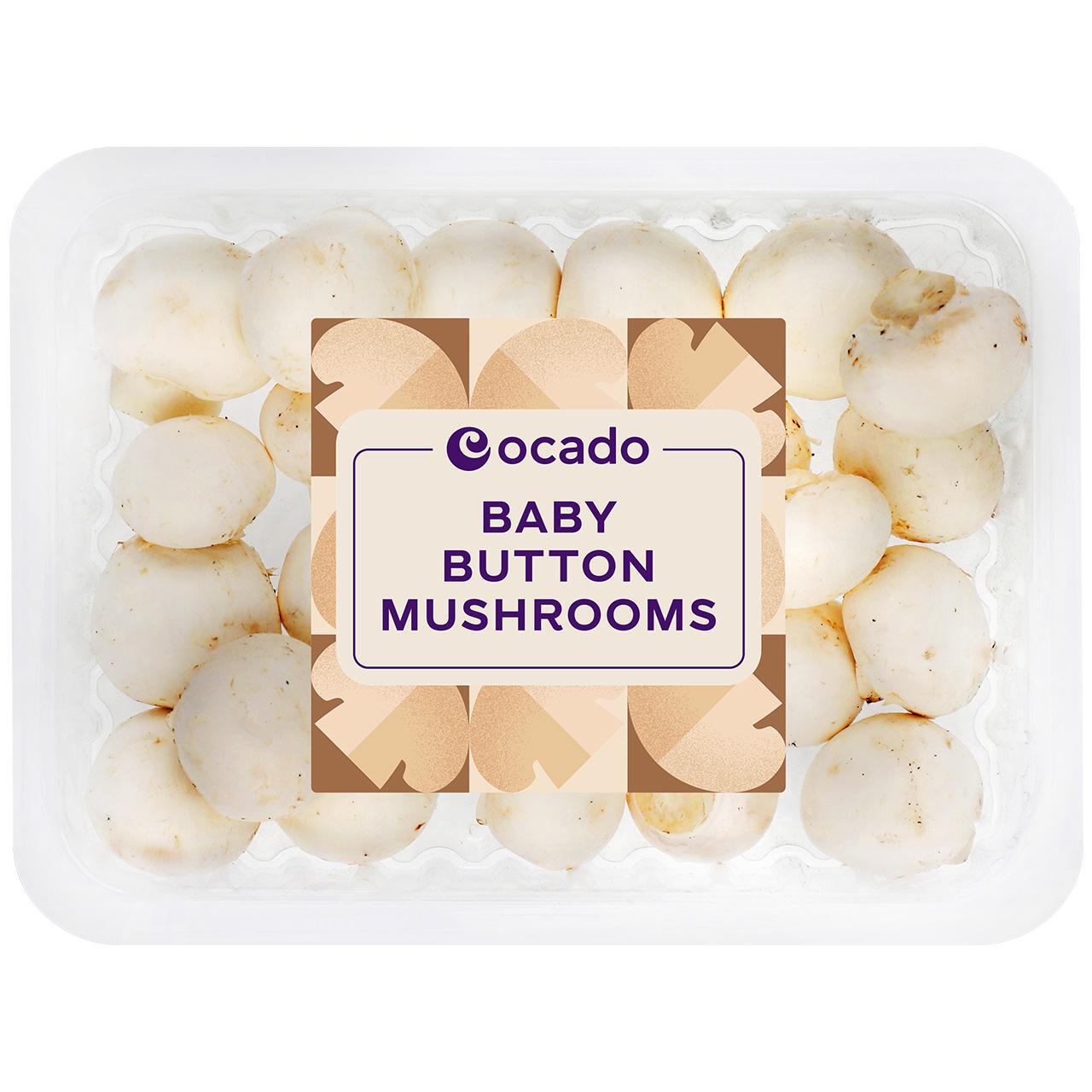 Ocado Baby Button Mushrooms 200g
