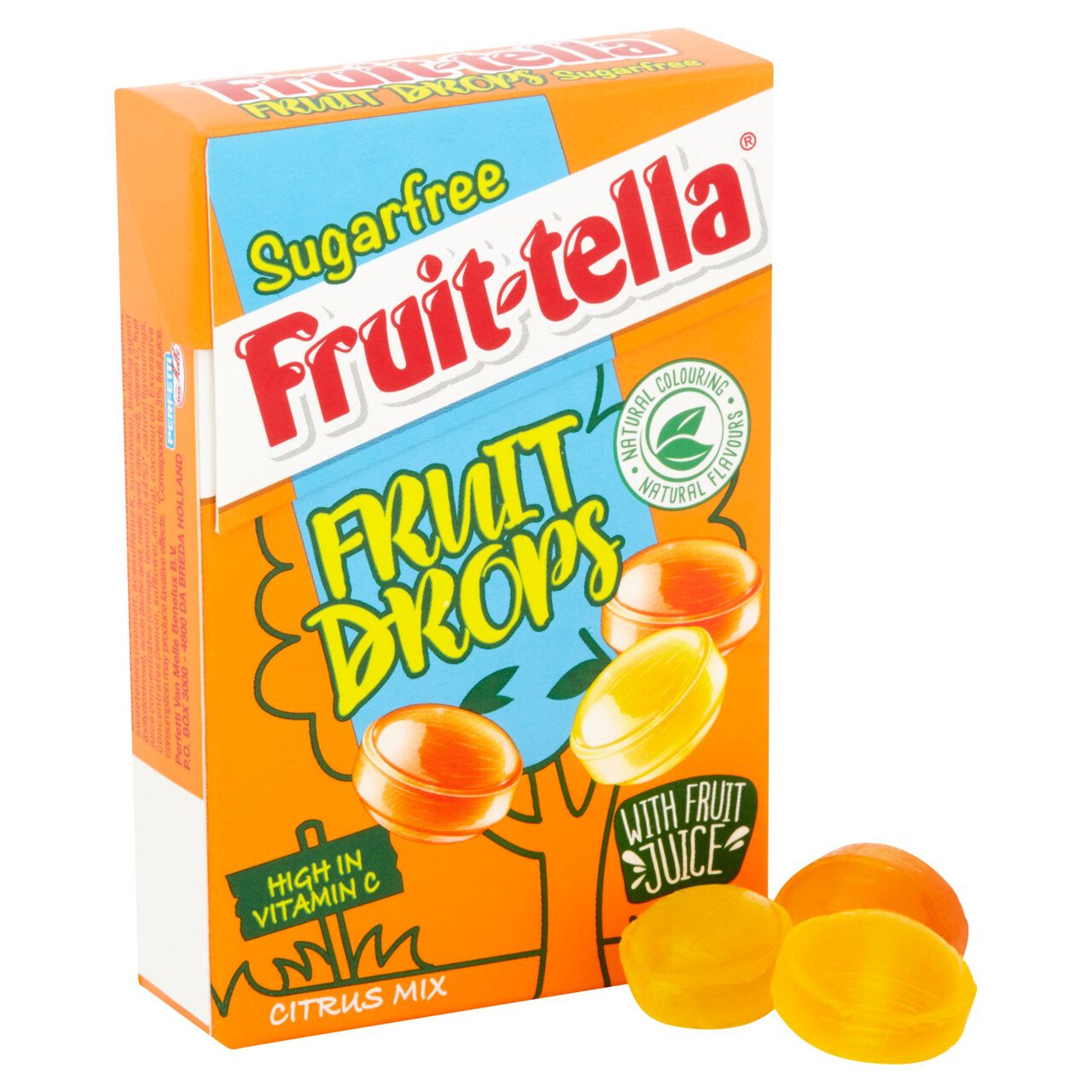 Fruittella Sugarfree Fruit Drop Citrus Mix 45g