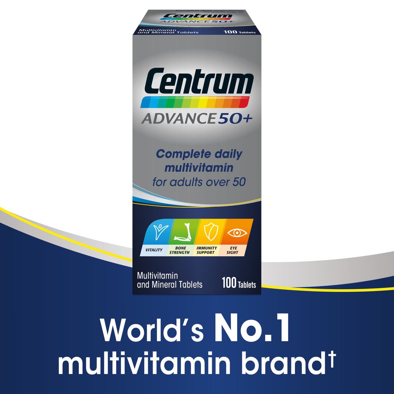 Centrum Advance 50+ Multivitamin Supplement Tablets 100 per pack