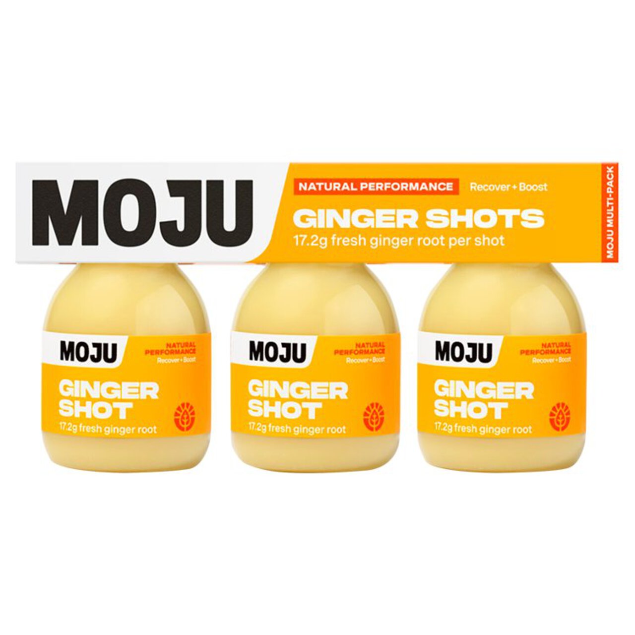 MOJU Ginger Shot Multipack 3 x 60ml