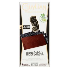 Guylian No Added Sugar Dark 84% Bars 100g