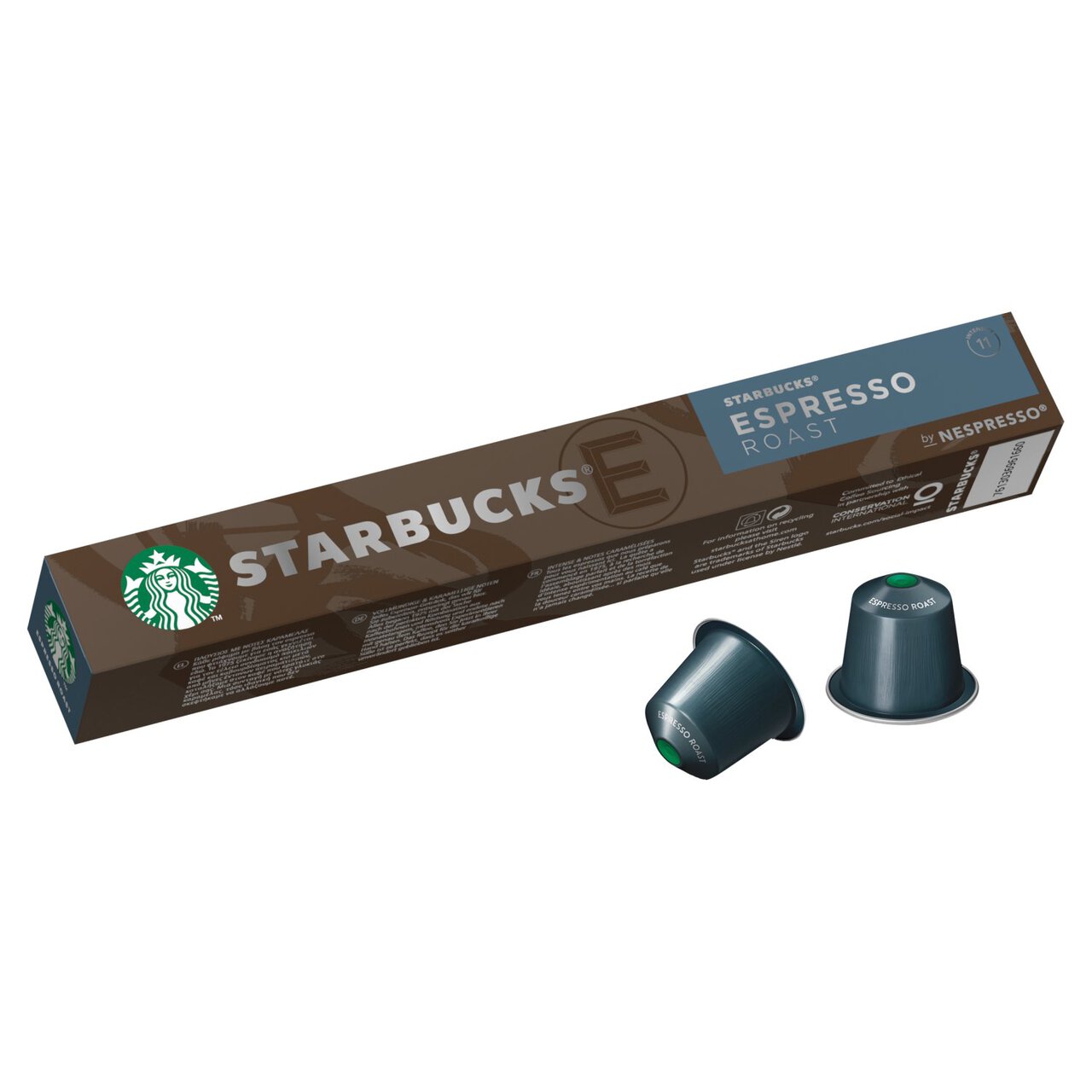 STARBUCKS by NESPRESSO Espresso Roast Coffee Pods 10 per pack