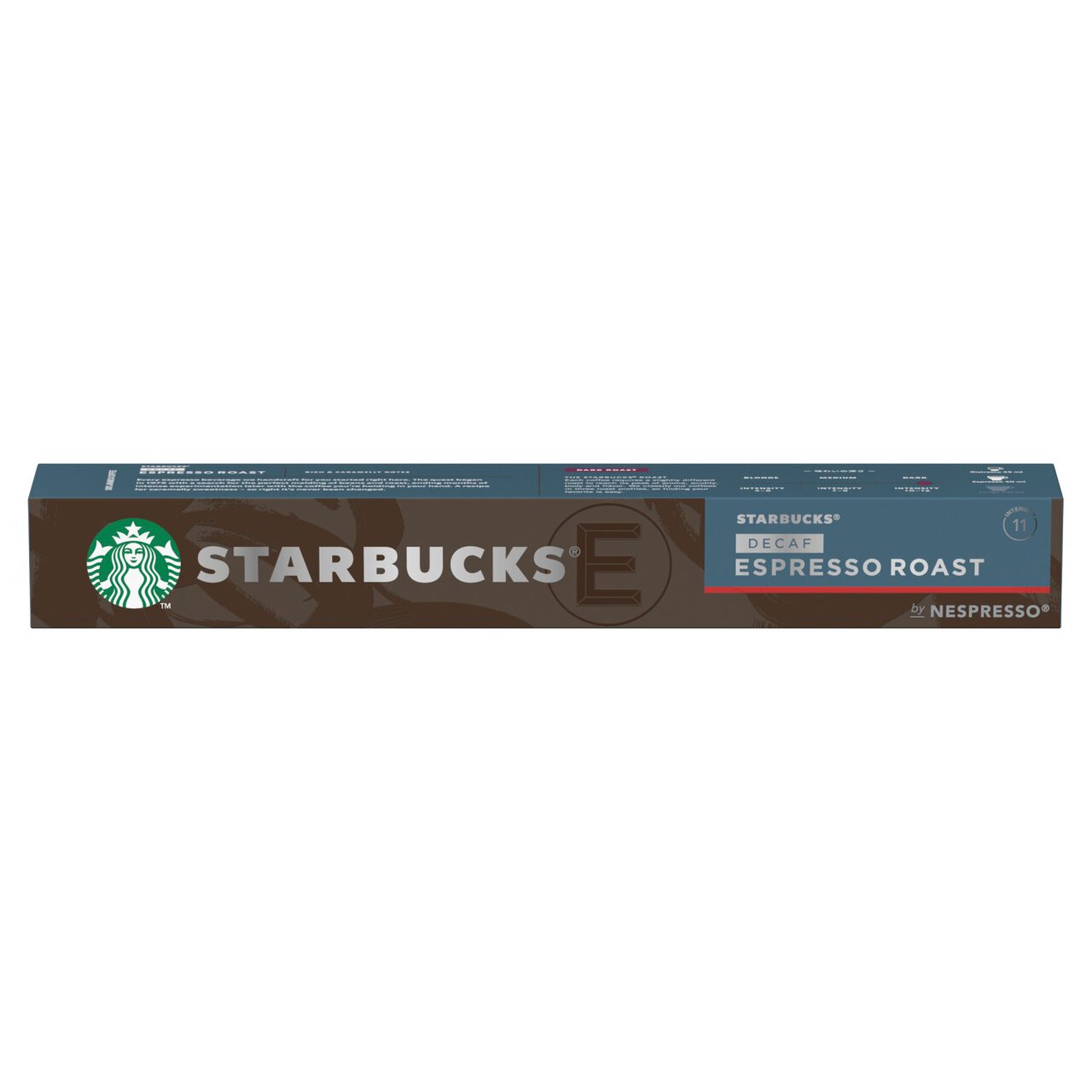 STARBUCKS by NESPRESSO Decaf Espresso Roast Coffee Pods 10 per pack