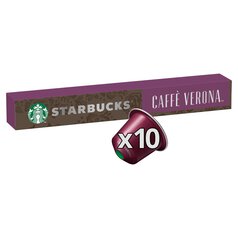 STARBUCKS by NESPRESSO CAFFE VERONA Espresso Coffee Pods 10 per pack