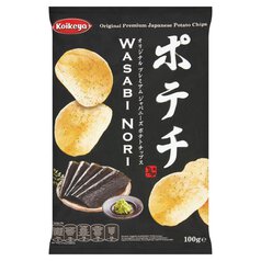 Koikeya Original Premium Japanese Potato Chips Wasabi Nori 100g