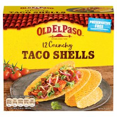 Old El Paso Crunchy Taco Shells x12 156g