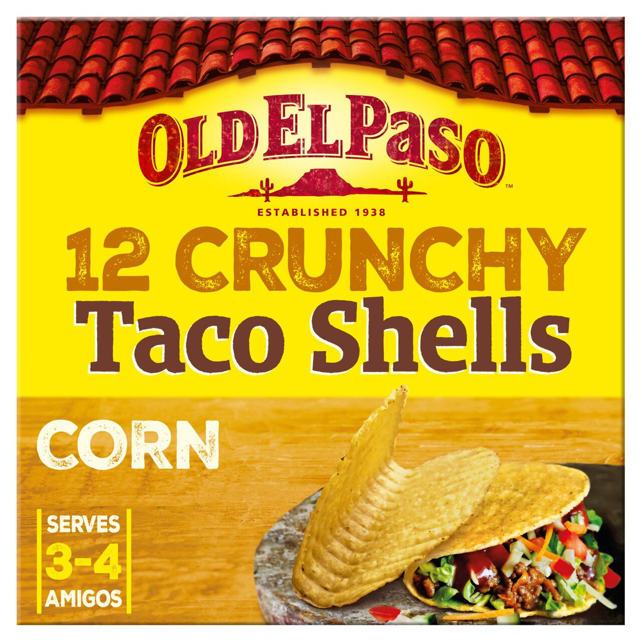 Old El Paso Crunchy Taco Shells 156g