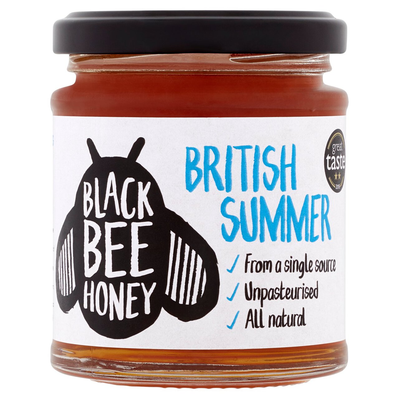 Black Bee Honey British Summer Honey 227g