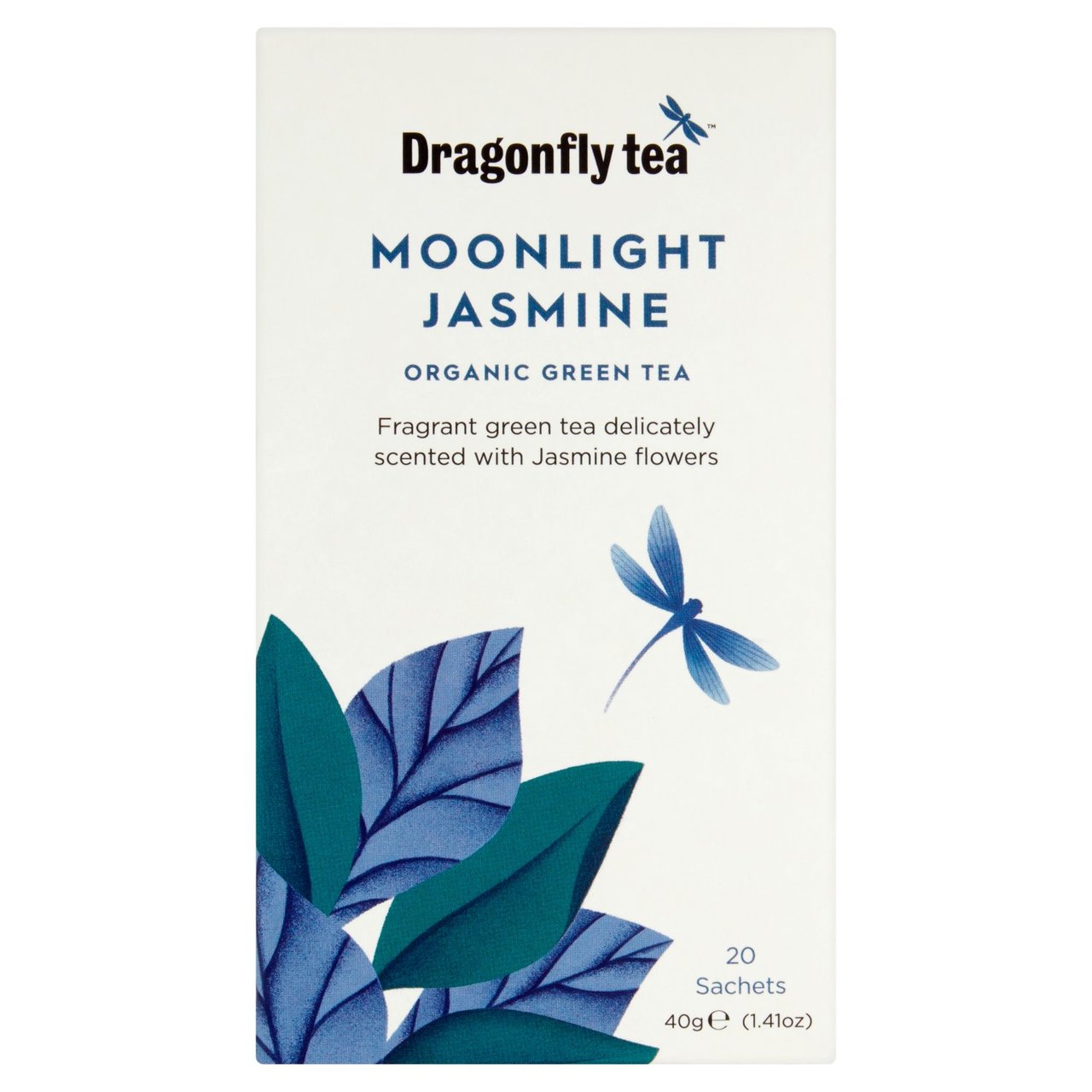Dragonfly Moonlight Jasmine Green Tea Bags 20 per pack