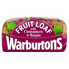 Warburtons Raisin Loaf with Cinnamon 400g