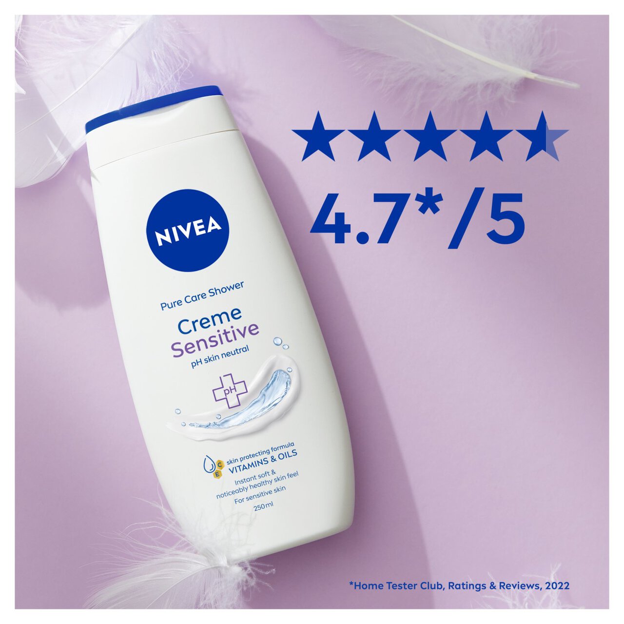 NIVEA Creme Sensitive Shower Cream 250ml