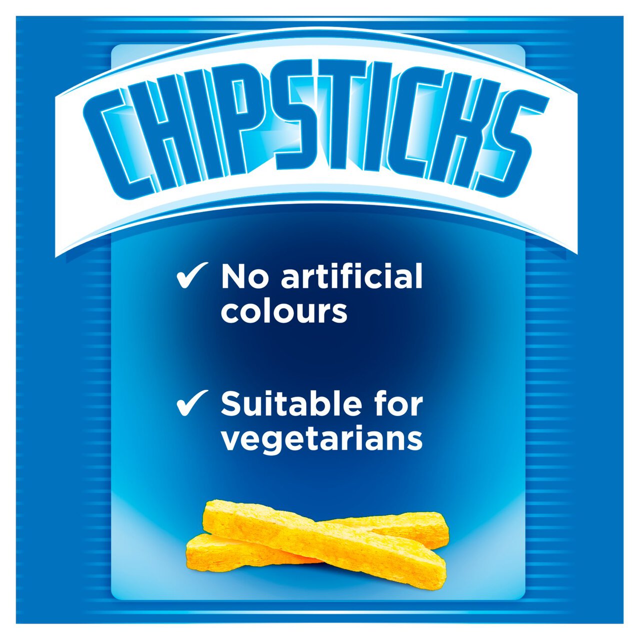 Smiths Chipsticks Salt & Vinegar Multipack Snacks 6 per pack
