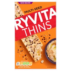 Ryvita Thins Multi-Seed Flatbread Crackers 125g