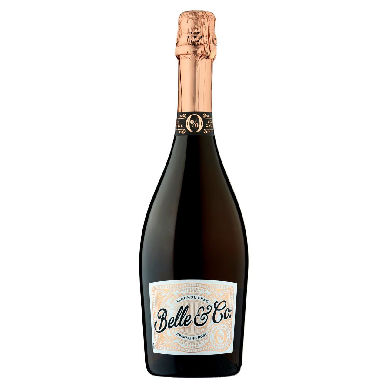 Belle & Co Rose Alcohol Free Sparkling Wine 75cl