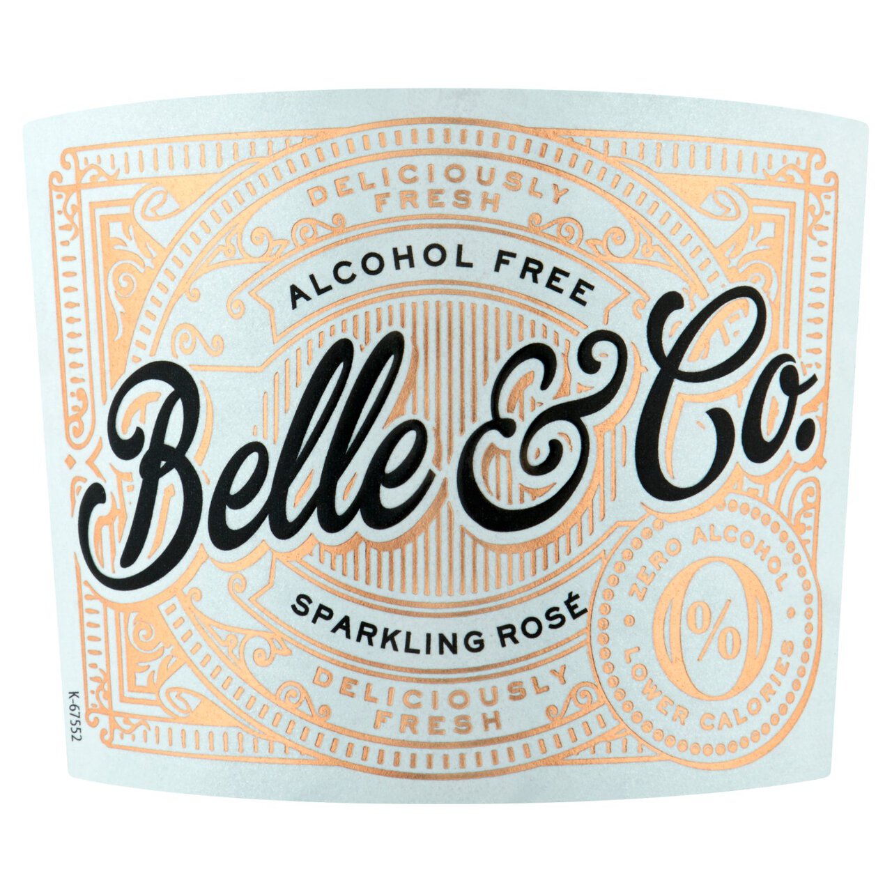 Belle & Co Rose Alcohol Free Sparkling Wine 75cl