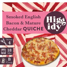 Higgidy Smoked English Bacon Quiche 400g