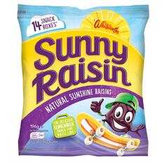 Sunny Raisins Kids Snack Pack 14 x 14g