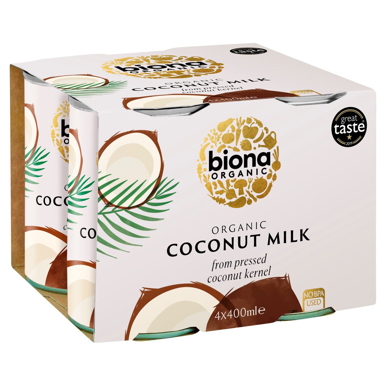 Biona Organic Coconut Milk 4 x 400ml