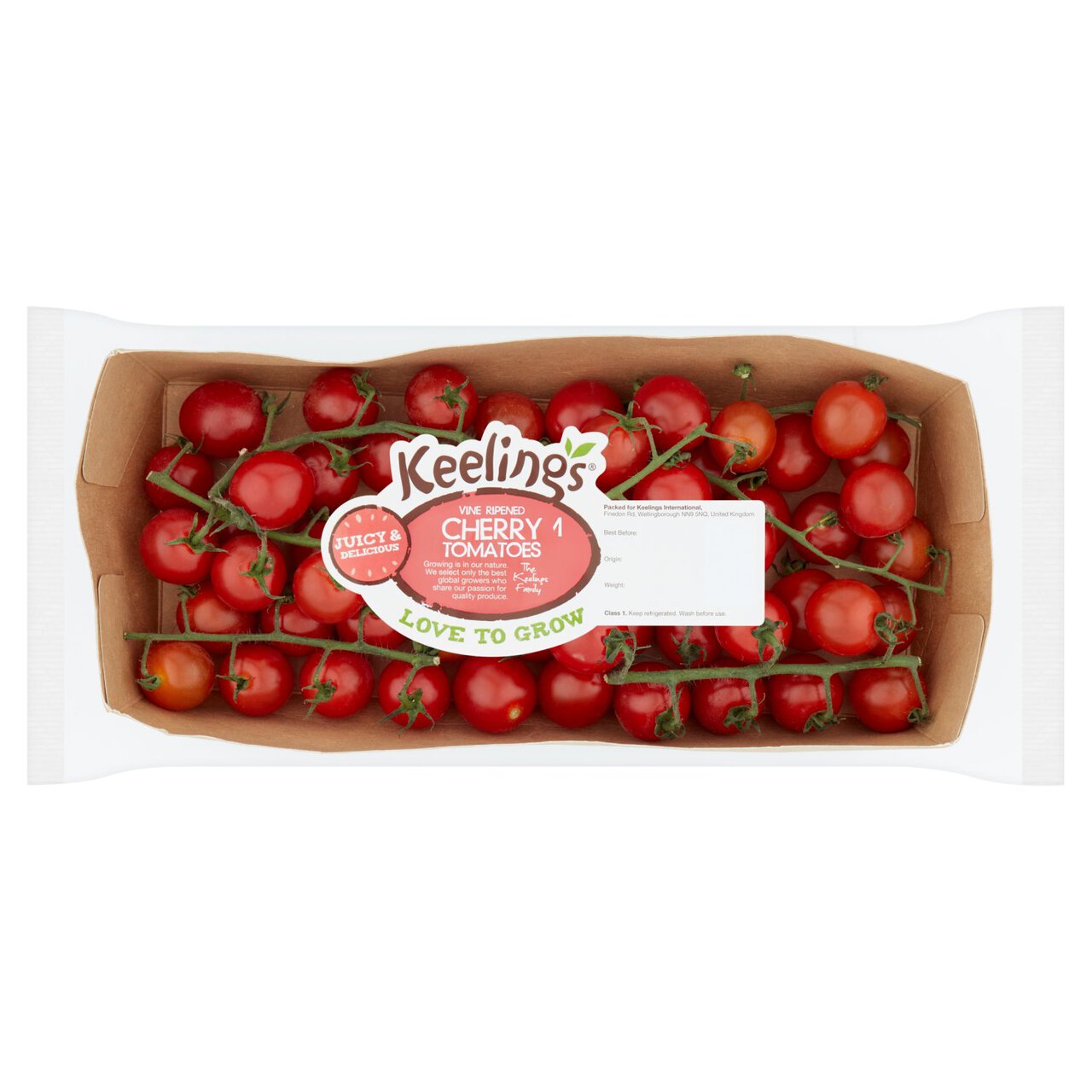 Keeling's Cherry Tomatoes On the Vine 500g