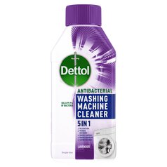Dettol 5 in 1 Antibacterial Washing Machine Cleaner Lavender 250ml