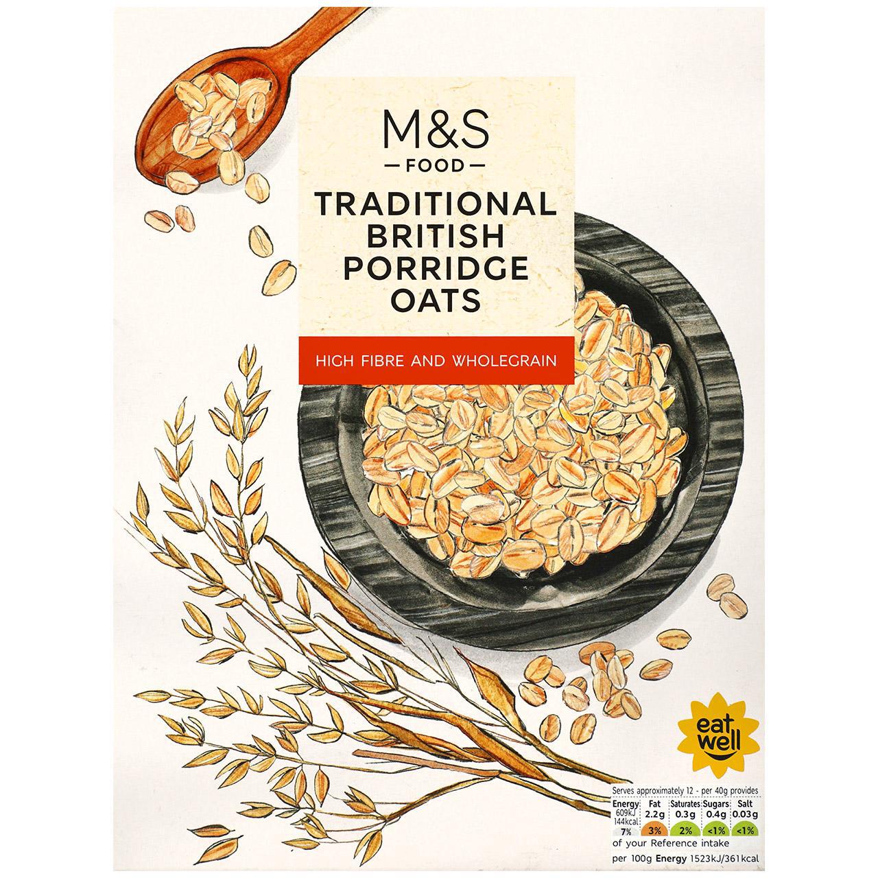 M&S Traditional Porridge Oats 500g