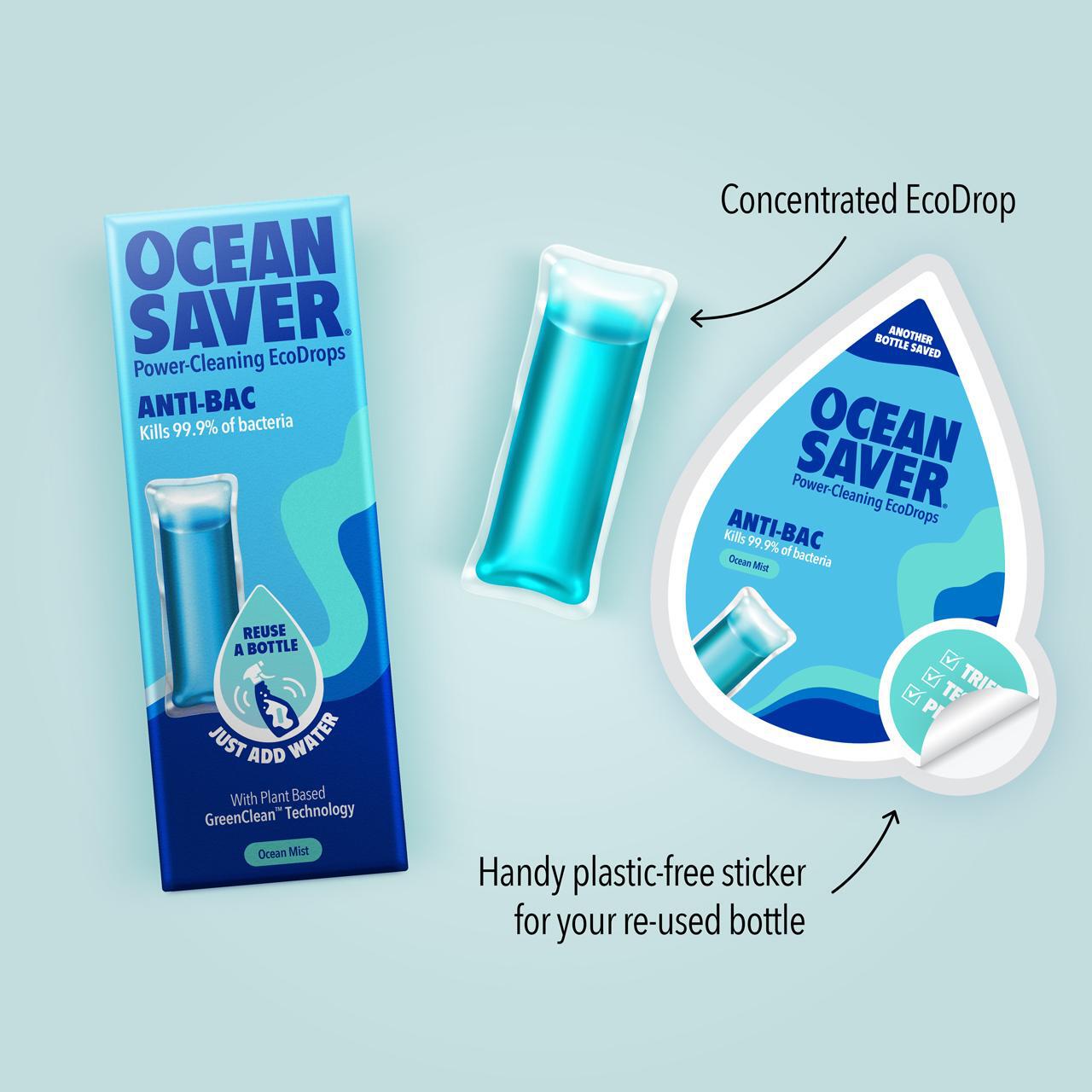 OceanSaver Anti-Bac EcoDrop, Ocean Mist 10ml