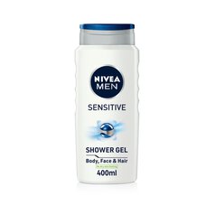 NIVEA MEN Sensitive 3 in 1 Shower Gel 400ml